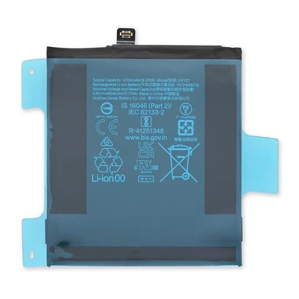 Batteri til Google Pixel 9 / 9 Pro 3.85V 4700mAh Li-Polymer GVYZ7