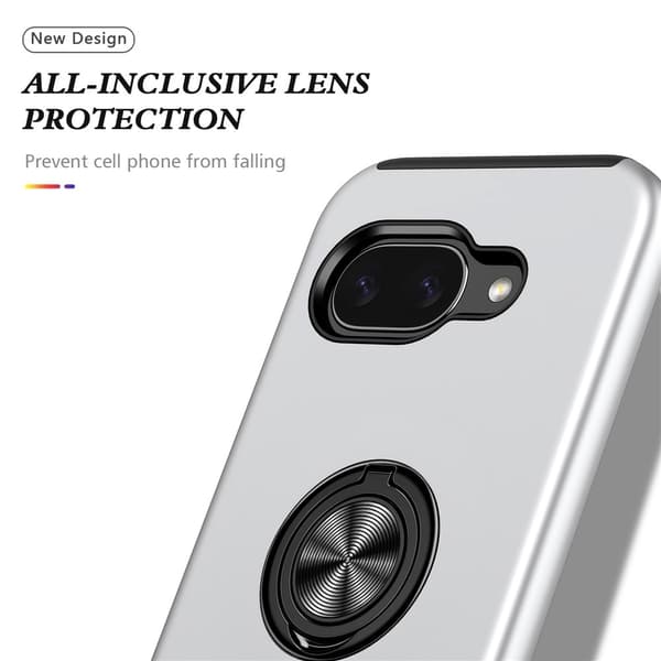 Til Pixel 10a Deksel Hybriddeksel med Finger Ring