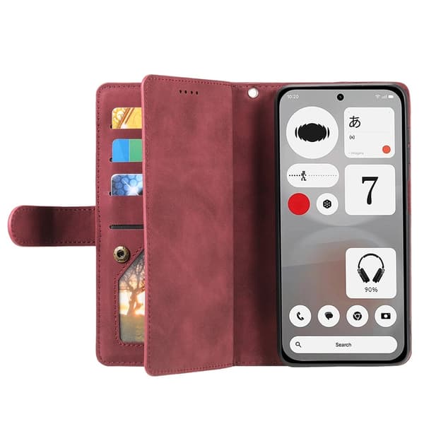 Mobildeksel med kortlommer og håndleddsstropp til Nothing Phone (4b)