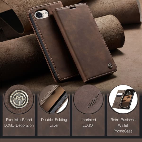 CASEME plånboksfodral till iPhone 17e / 16e