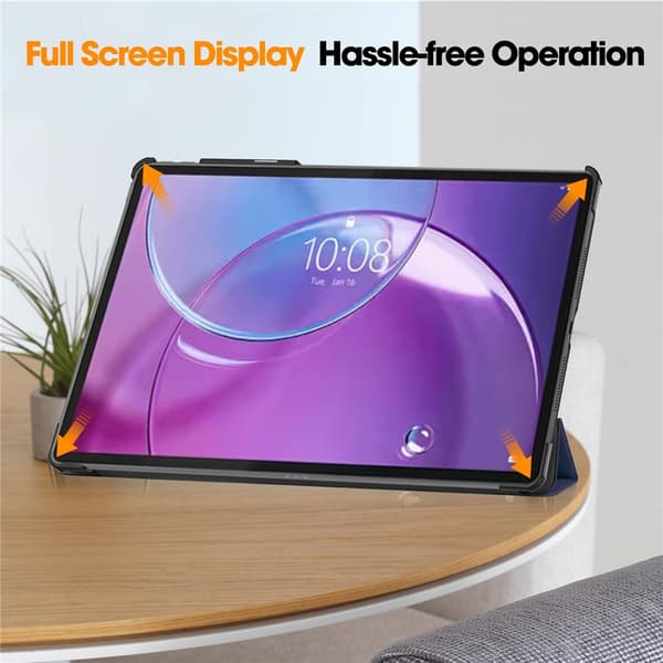 Til Lenovo Idea Tab Pro Gen 2 13" Deksel med Stativ Støtsikker - Blå