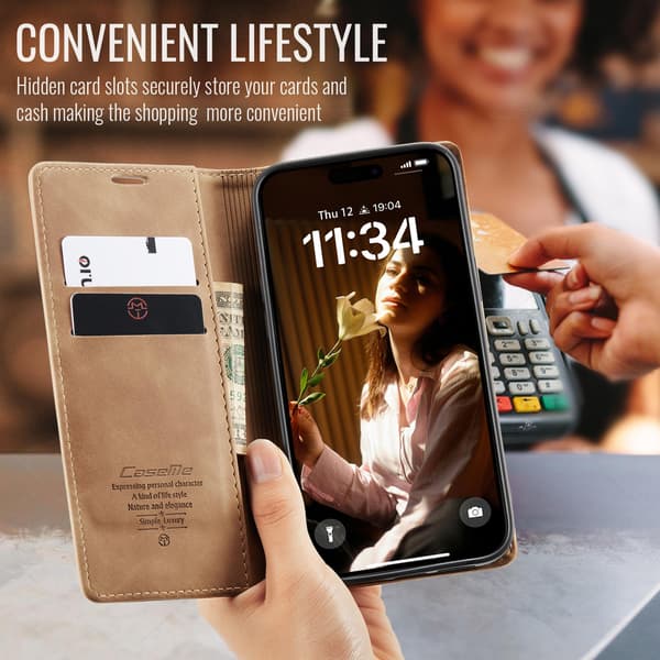 CASEME Lommebok-deksel Til iPhone 17