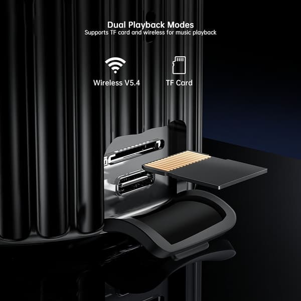 XUNDD Mini Trådlös Högtalare Bluetooth V5.4 TWS Stereoljudlåda Stöder TF-kort