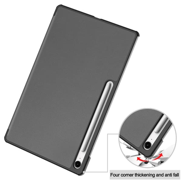 Trifoldet stativ Smart Taske til Samsung Galaxy Tab S10 FE+