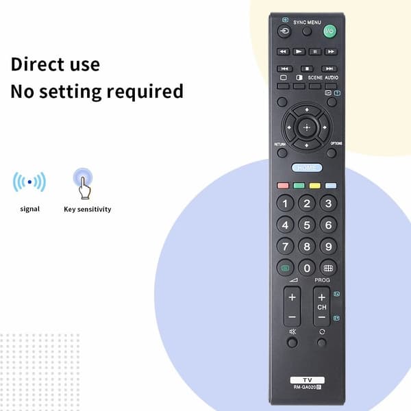 Fjernkontrollerstatning for RM-GA020 For Sony TV