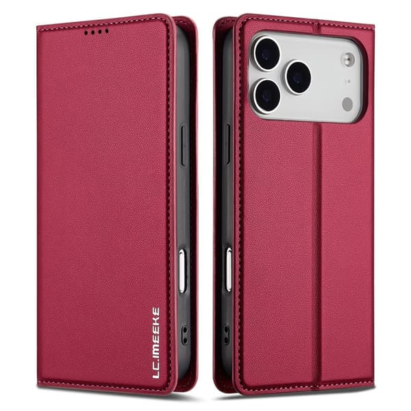 LC.IMEEKE Telefonplånboksfodral med stöd till iPhone 18 Pro / 17 Pro