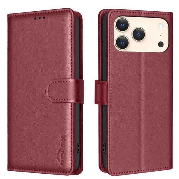 BINFEN COLOR Telefonlommebokdeksel til iPhone 18 Pro / 17 Pro