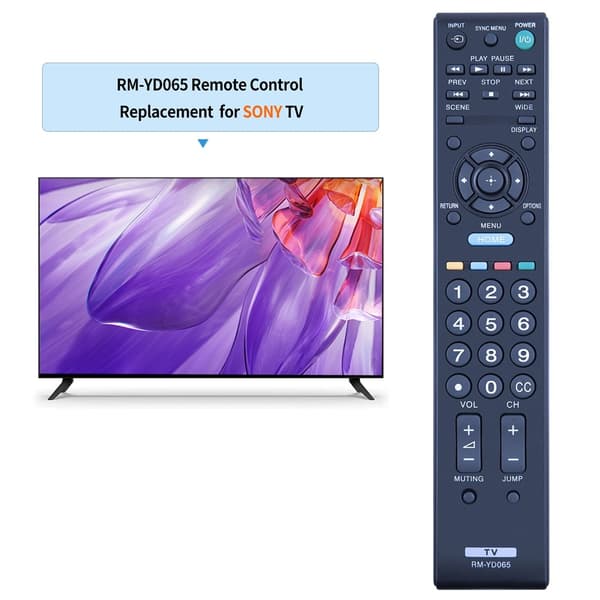 Fjernkontrollerstatning for RM-YD065 For Sony TV
