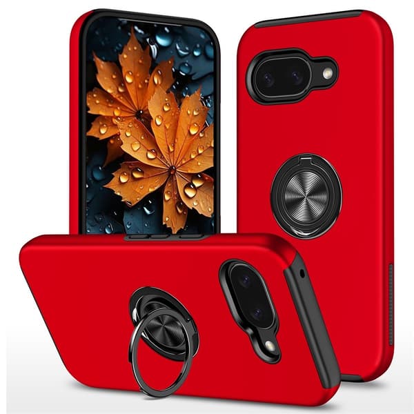 Til Pixel 10a Deksel Hybriddeksel med Finger Ring