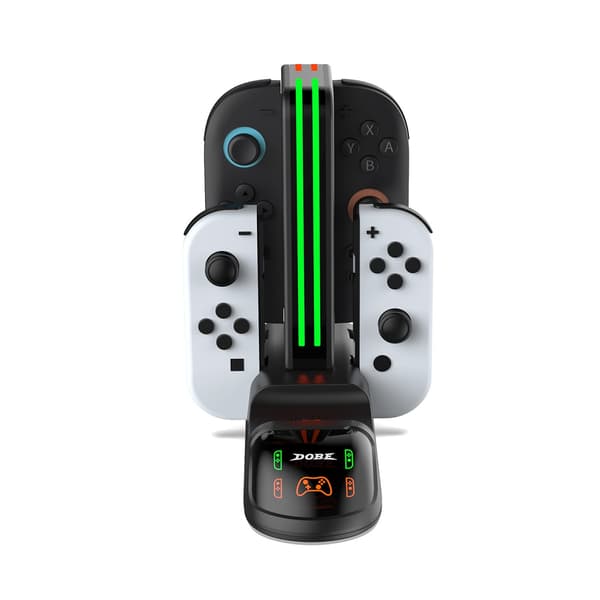 DOBE laddningsdocka kompatibel med Nintendo Switch / 2 / Pro / 2 Pro / OLED