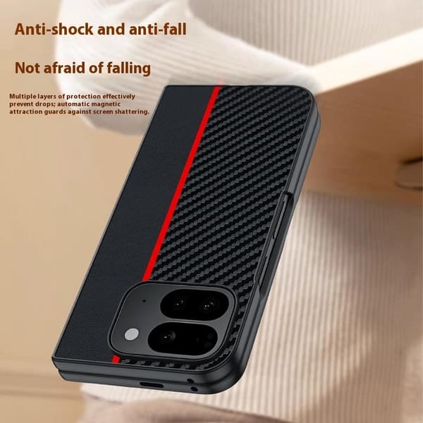 Telefoncover til Google Pixel 10 Pro Fold Kulfibertekstur