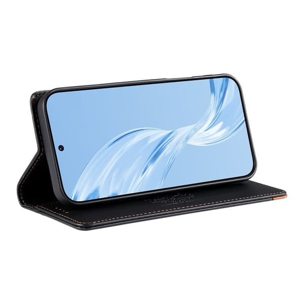 DIERFENG För Google Pixel 10a Plånboksfodral RFID Skydd Stativ - Svart