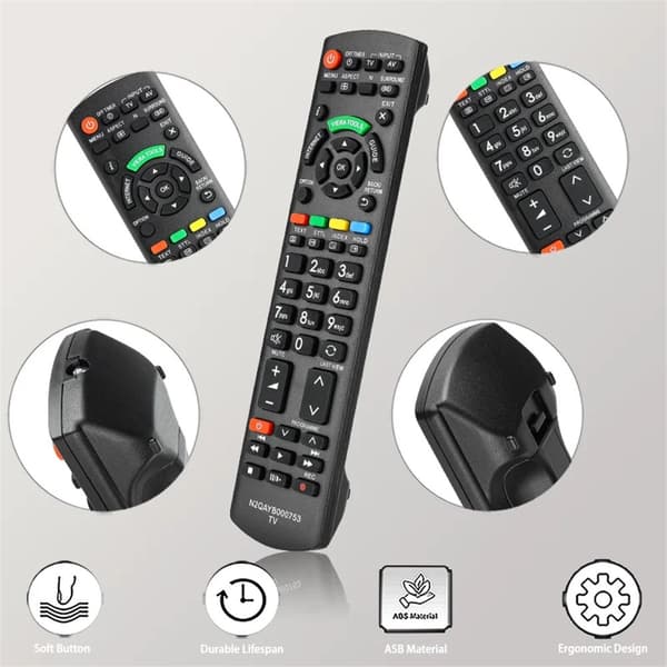 Fjernkontrollerstatning for N2QAYB000753 For Panasonic TV