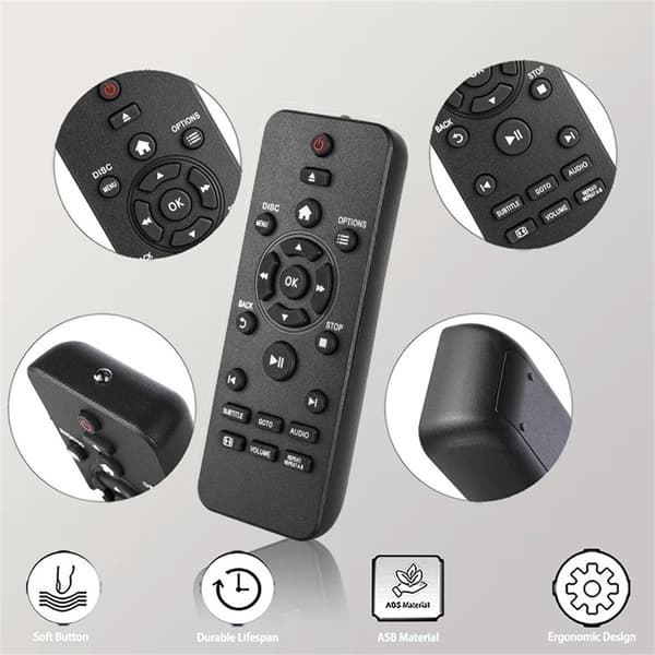 Fjernkontroll erstatning for RC-5721 for Philips DVD
