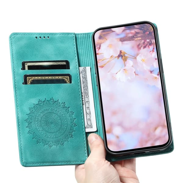 Deksel for iPhone 17 Pro Max med Magnetisk Lukking Mønsterpreget