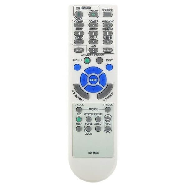 Fjernkontroll Erstatning RD-469E for NEC-projektor