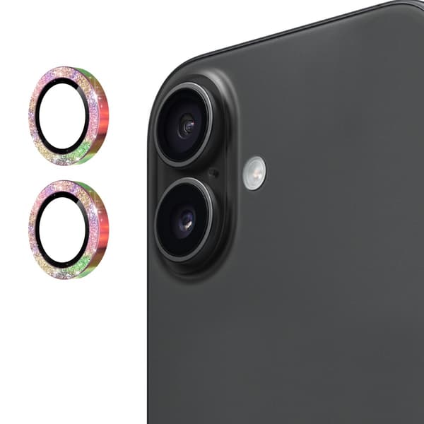 Til iPhone 17 Glitrende Kameralinsebeskytter