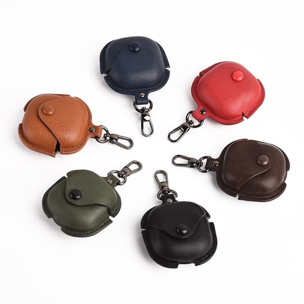Til Samsung Galaxy Buds4 / Buds4 Pro PU + PC Beskyttende Etui Shell - Sort