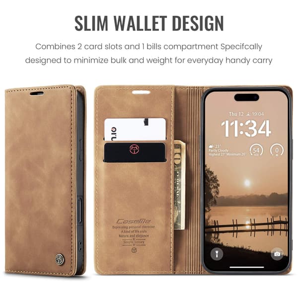CASEME Lommebok-deksel iPhone 17 Pro