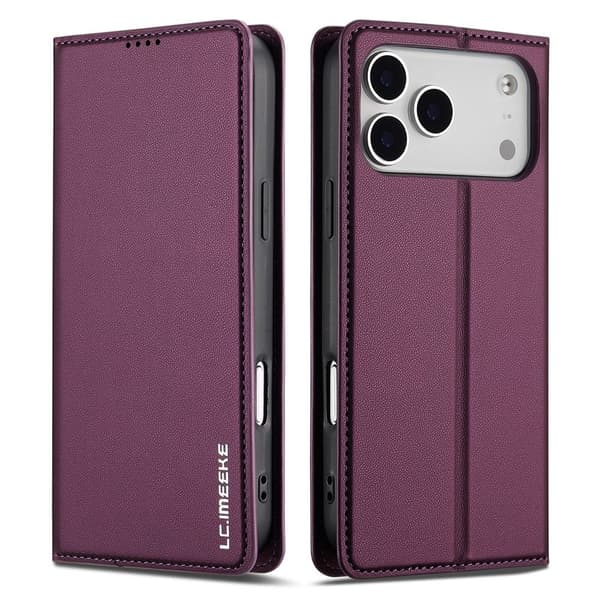 LC.IMEEKE Telefonplånboksfodral med stöd till iPhone 18 Pro / 17 Pro