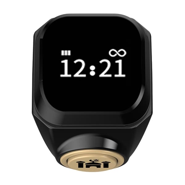 Smart Tasbih Zikr Ring Digital teller Bluetooth Azan Alarm Bønnepåminnelse 20mm