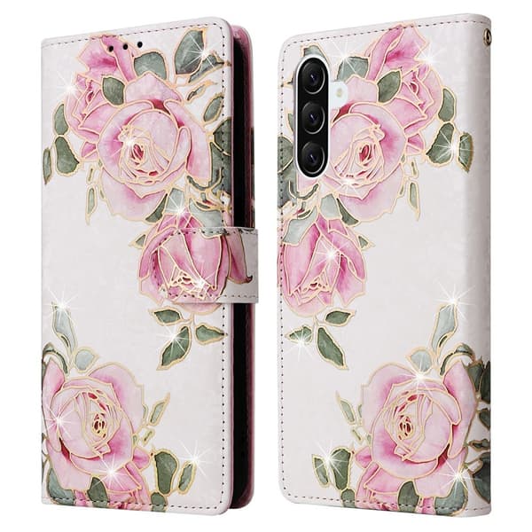 Til Samsung Galaxy A37 5G blomsterdeksel