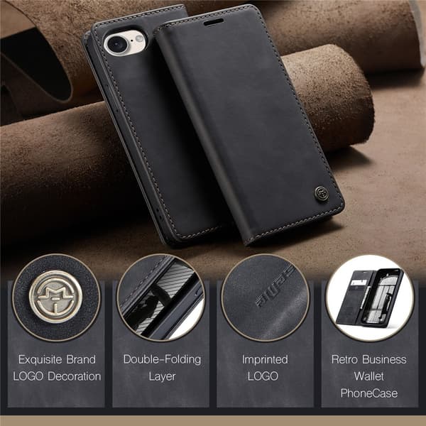 CASEME pungetui til iPhone 17e / 16e