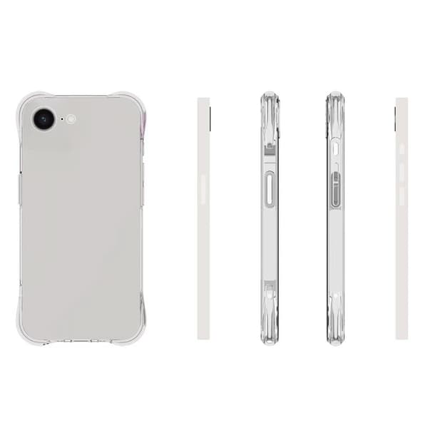 WANLONFENG mobildeksel med skjermbeskytter til iPhone 17e / 16e