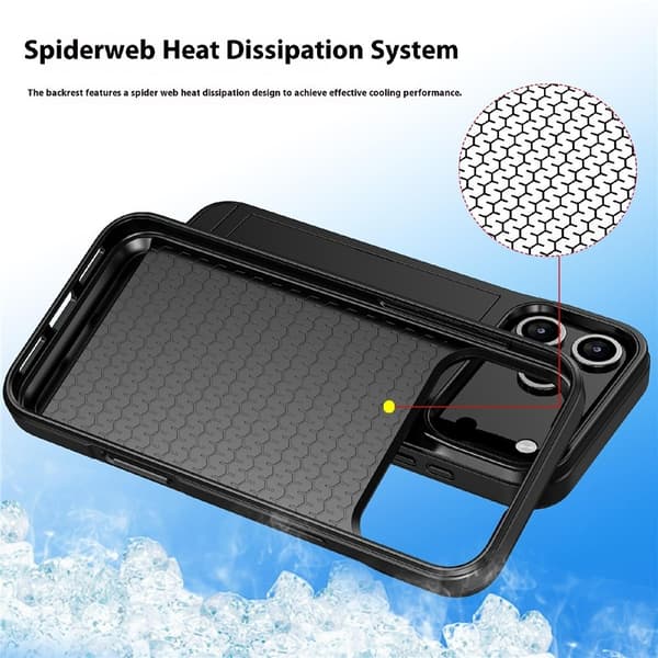 Telefoncover med skydbar kortholder til iPhone 18 Pro / 17 Pro