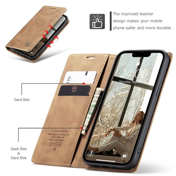 CASEME pungetui til iPhone 17e / 16e