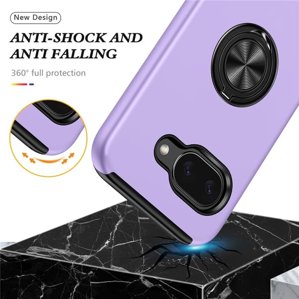 Til Pixel 10a Deksel Hybriddeksel med Finger Ring