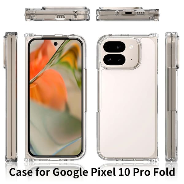 Transparent skyddsskal till Google Pixel 10 Pro Fold