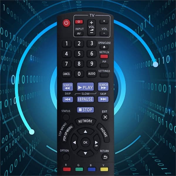 Fjernkontrollerstatning for N2QAYB000734 for Panasonic Blu-ray DVD-spiller