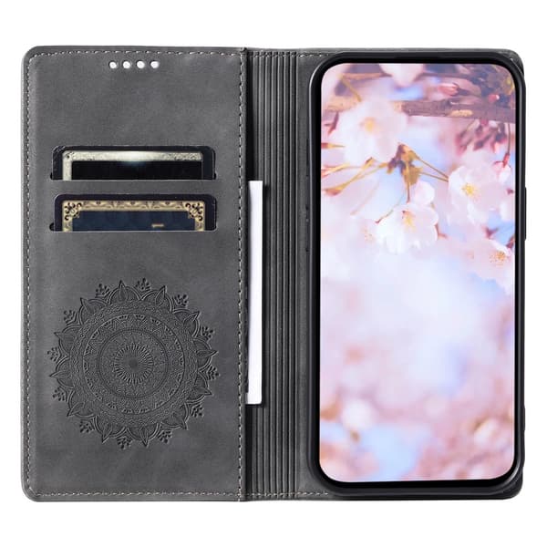 Deksel for iPhone 17 Pro Max med Magnetisk Lukking Mønsterpreget