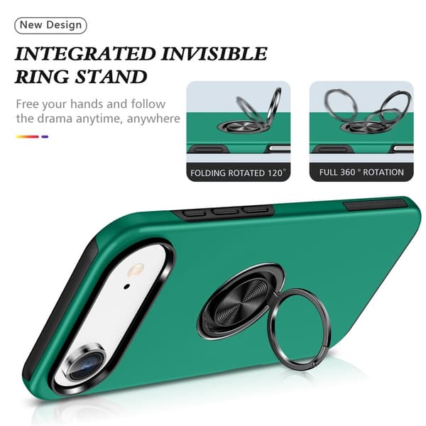 For iPhone Air Hybrid-deksel med Fingerring