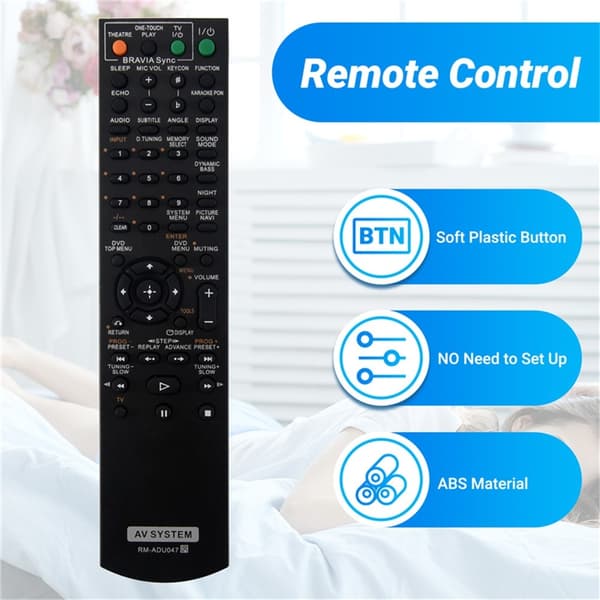 Fjernkontroll erstatning M-ADU047 for Sony-forsterker