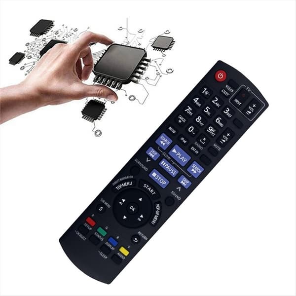 Fjern kontroll utskiftning for N2QAKB000072 for Panasonic Audio Player