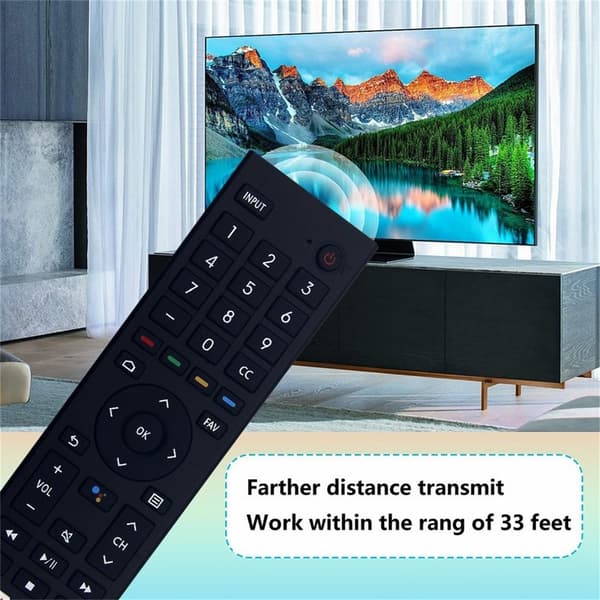 Fjernkontroll erstatning ERF3F80H for Hisense TV (støtter ikke talefunksjon)