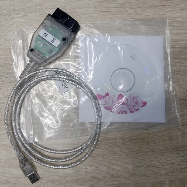 Felkodsläsare K + DCAN K-CAN FTDI-chip för E60 E61 E83 E81 E87 OBD2 OBD 2