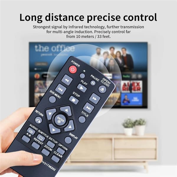Fjernkontroll erstatning for COV31736202 for LG DVD-spiller