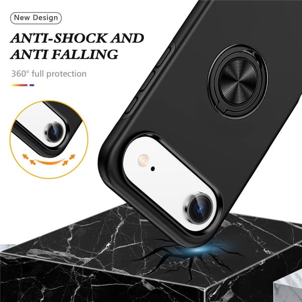 For iPhone Air Hybrid-deksel med Fingerring