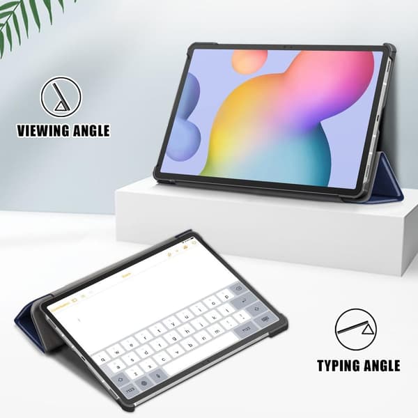 Trifoldet stativ Smart Taske til Samsung Galaxy Tab S7 FE/Tab S7 Plus/Tab S8+