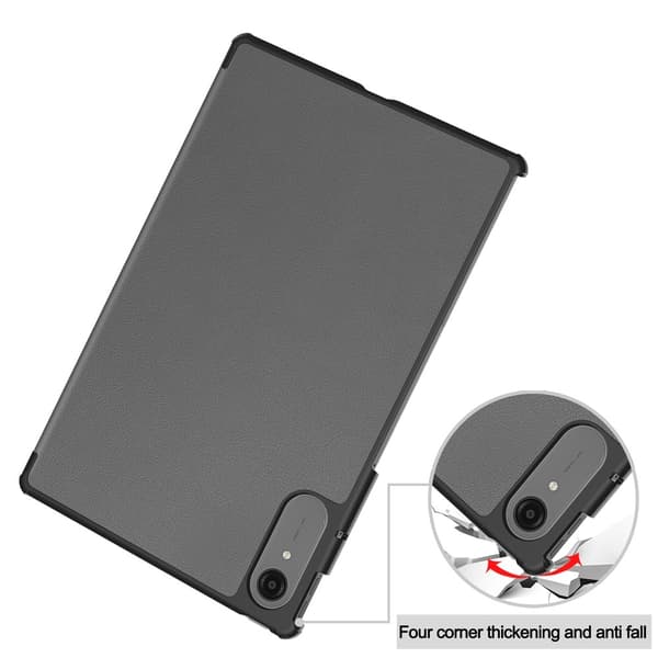 Til Lenovo Idea Tab Pro Gen 2 13" Deksel med Stativ Støtsikker - Grå