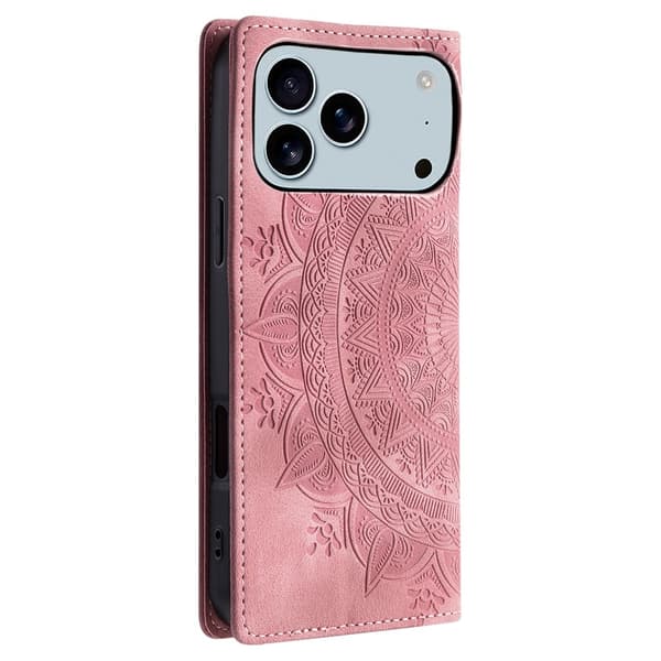 Deksel for iPhone 17 Pro Max med Magnetisk Lukking Mønsterpreget