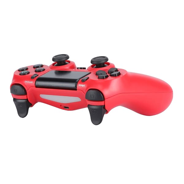 Trådlös spelkontroll för Sony PS4 Bluetooth Gamepad med Vibration - Röd