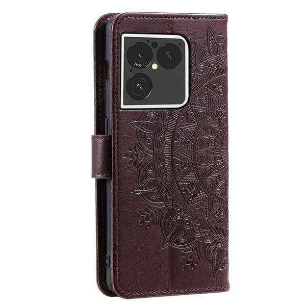 Lommebokdeksel med Stativ og Håndleddsstropp til Sony Xperia 1 VIII