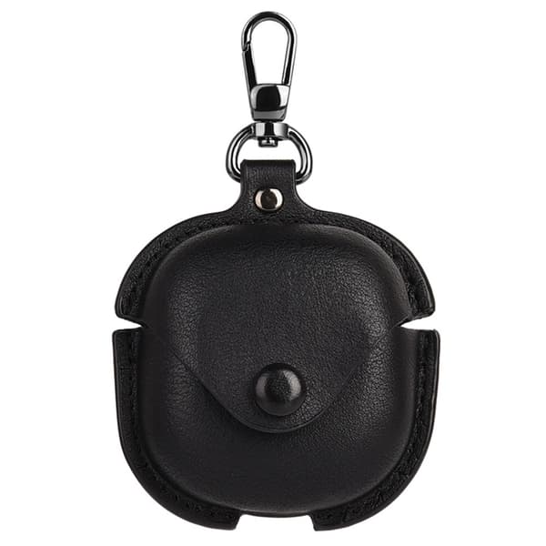 Til Samsung Galaxy Buds4 / Buds4 Pro PU + PC Beskyttende Etui Shell - Sort