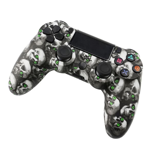 Trådløs spilcontroller til Sony PS4 Bluetooth Gamepad med vibration - Kranietryk