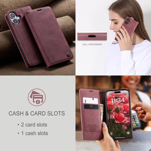 CASEME Lommebok-deksel Til iPhone 17