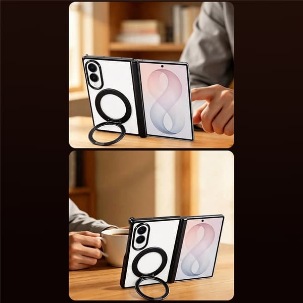 Magnetisk telefondeksel med roterende støtteben til Samsung Galaxy Z Fold8